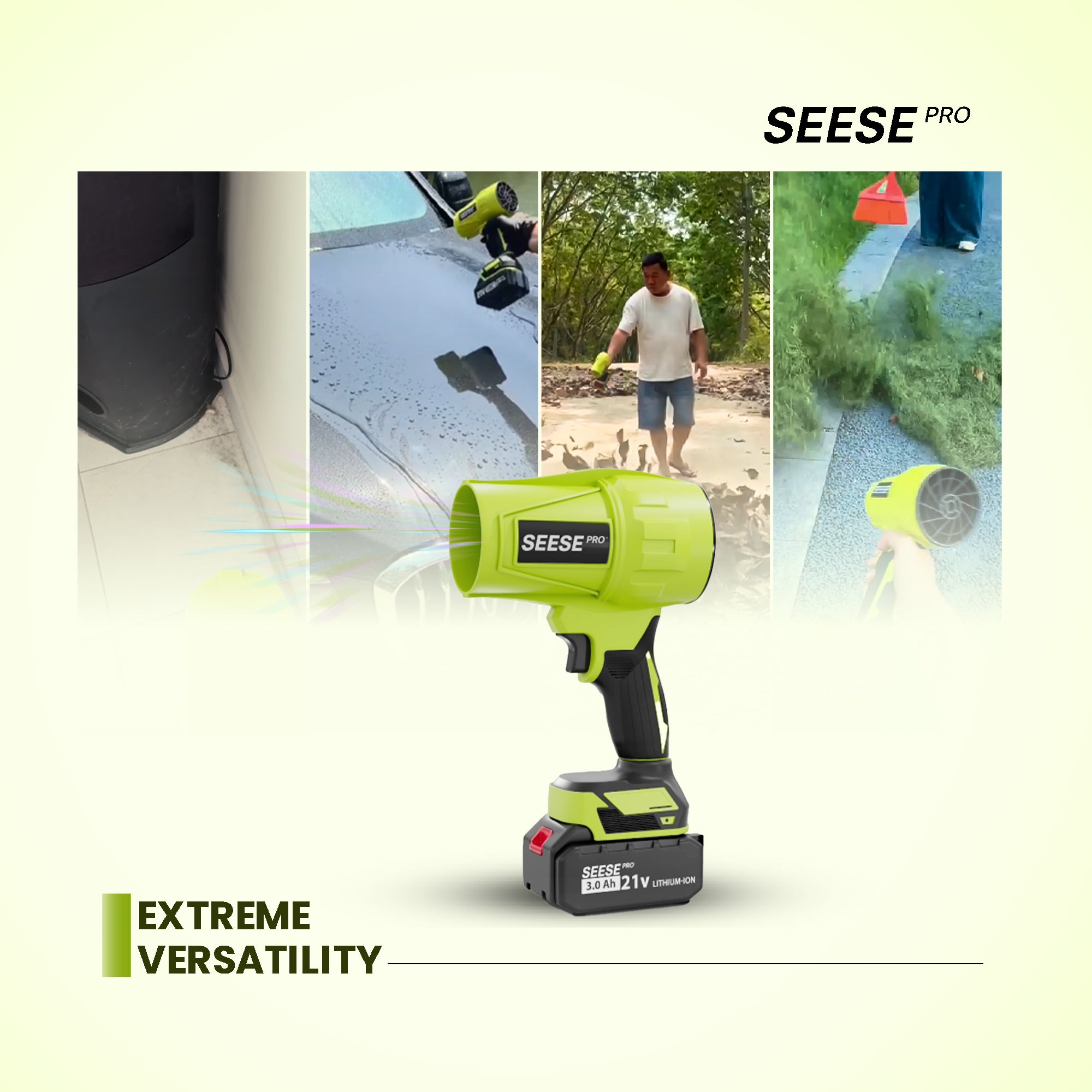 SEESE PRO® – Clean Faster with Ultra-Light, Powerful Airflow