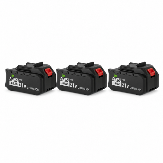 Baterías Seese Pro 21V 3.0Ah — Paquete Profesional (x3)